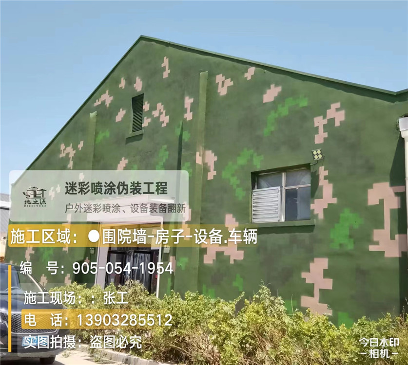 阿拉尔外墙数码迷彩漆施工报价清单（100㎡标准墙面测算）